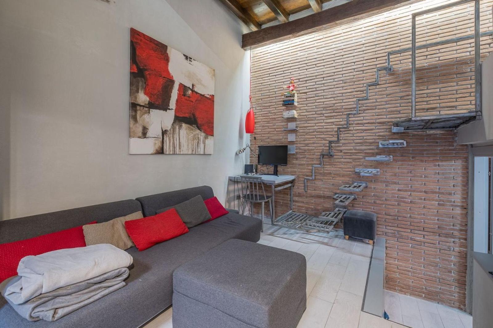 Lägenhet Spagna Square 200mt - Loft 4px - Center - Private Access - Piazza Del Popolo *